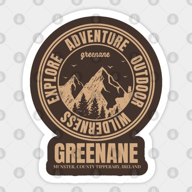 Mountain Hike In Greenane Ireland, Hiker’s HikingTrails Sticker by Eire